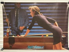 1989 Rare MICHELOB Billiards Sexy Beer Poster Vintage 27” X 20”