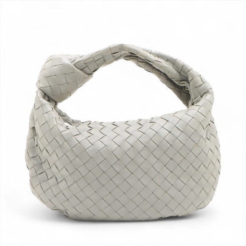 Bottega Veneta Intrecciato Jodi Leather Hand bag Gray