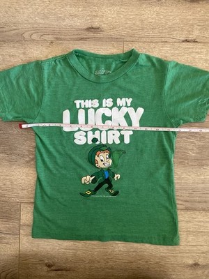 Green St Savvy Lucky Charms Small Shirt/crop Top