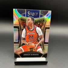 2023-24 Panini Select #334 Jordan Hawkins Silver Prizm RC New Orleans Pelicans