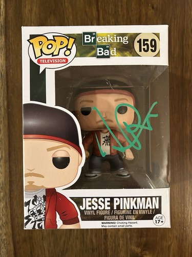Aaron Paul ‘Breaking Bad’ Signed Funko Pop ‘Jesse Pinkman’ Beckett Certified