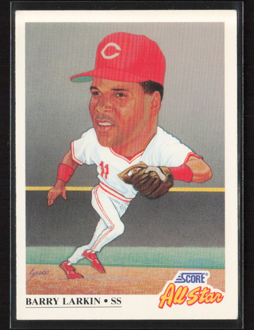 Barry Larkin 1991 Score #666 Cincinnati Reds