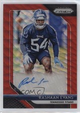 2018 Panini Prizm Rookie Red Wave 18/199 Rashaan Evans #RA-RE Auto 15ej