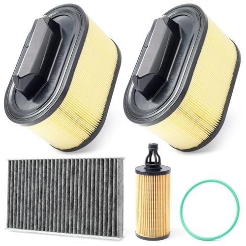 Engine Air Filter Kit Replacement for Maserati Ghibli, Levante, Quattroporte 201
