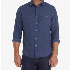 UnTUCKit Men's Slim Fit Hemsworth Flannel Button Up Shirt NWT