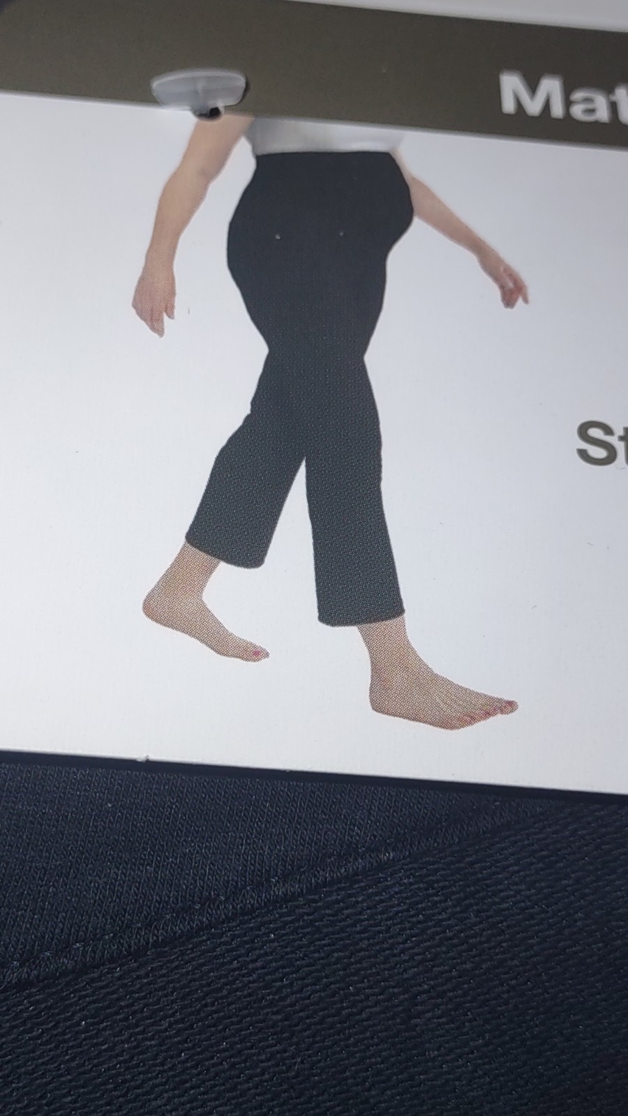 Maternity Small 4 6 Straight Leg Jeggings Black Jean Denim