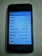 Apple iPhone 3GS - 16 Go - Noir (A1303) BOITE SEULE - SANS iPhone inclus