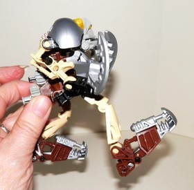 LEGO BIONICLE Pohatu Nuva #8568 Near Complete With Canister NO Mask NO Manual