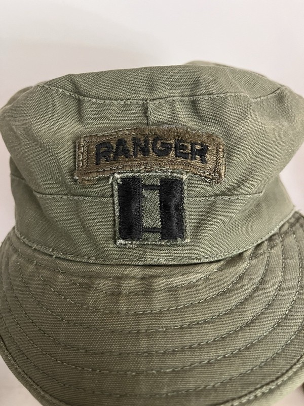 Vietnam War Period US Army M1951 Patrol Cap, Ranger, id'd Captain Harmanson