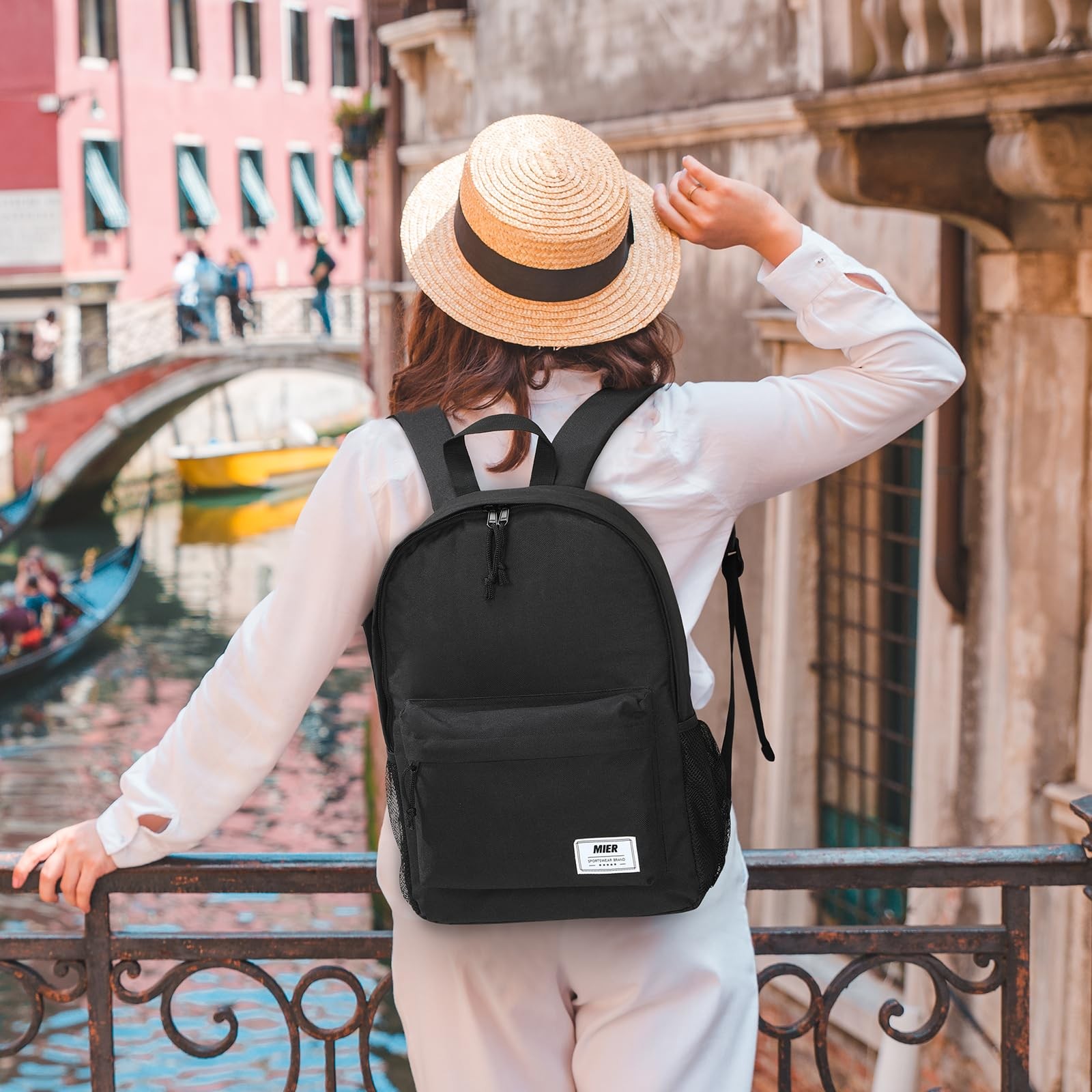 MIER Insulated Backpack Cooler Small Leakproof Lightweight Cute for Women Men