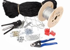 Brand New NoMoreBirds Seagull Net Kit Roof Protection 5mx5m Black With Tools