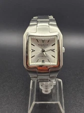 Rare Unique 2003 Kenneth Cole KC3404 Mens Analog Date Watch Stainless Steel 