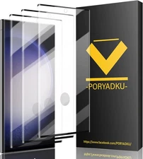 3 Pack Tempered Samsung S23 Ultra -6.80 Inch, for (3 pcs) 