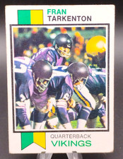 1973 Topps Football #60 Fran Tarkenton (Vikings) HOF