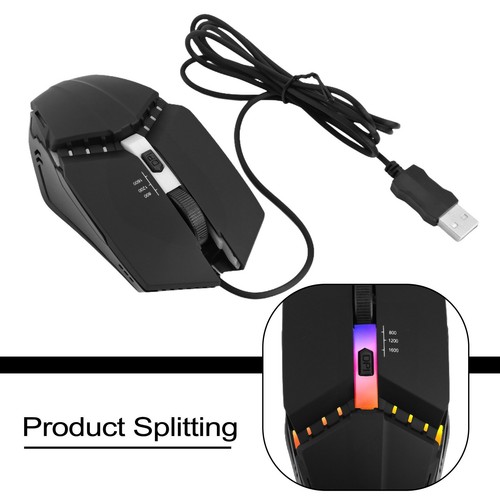 Light Gaming Experience Gaming Mouse High Quality Construction LED Light - Afbeelding 12 van 12