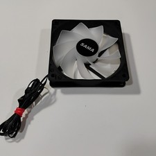 SAMA Fixed RGB PC Case Fan 120mm Fan 12V 5V 3 Pin