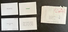 David Ireland Proximities 1991 Damon Brandt gallery NYC invitation card set rare