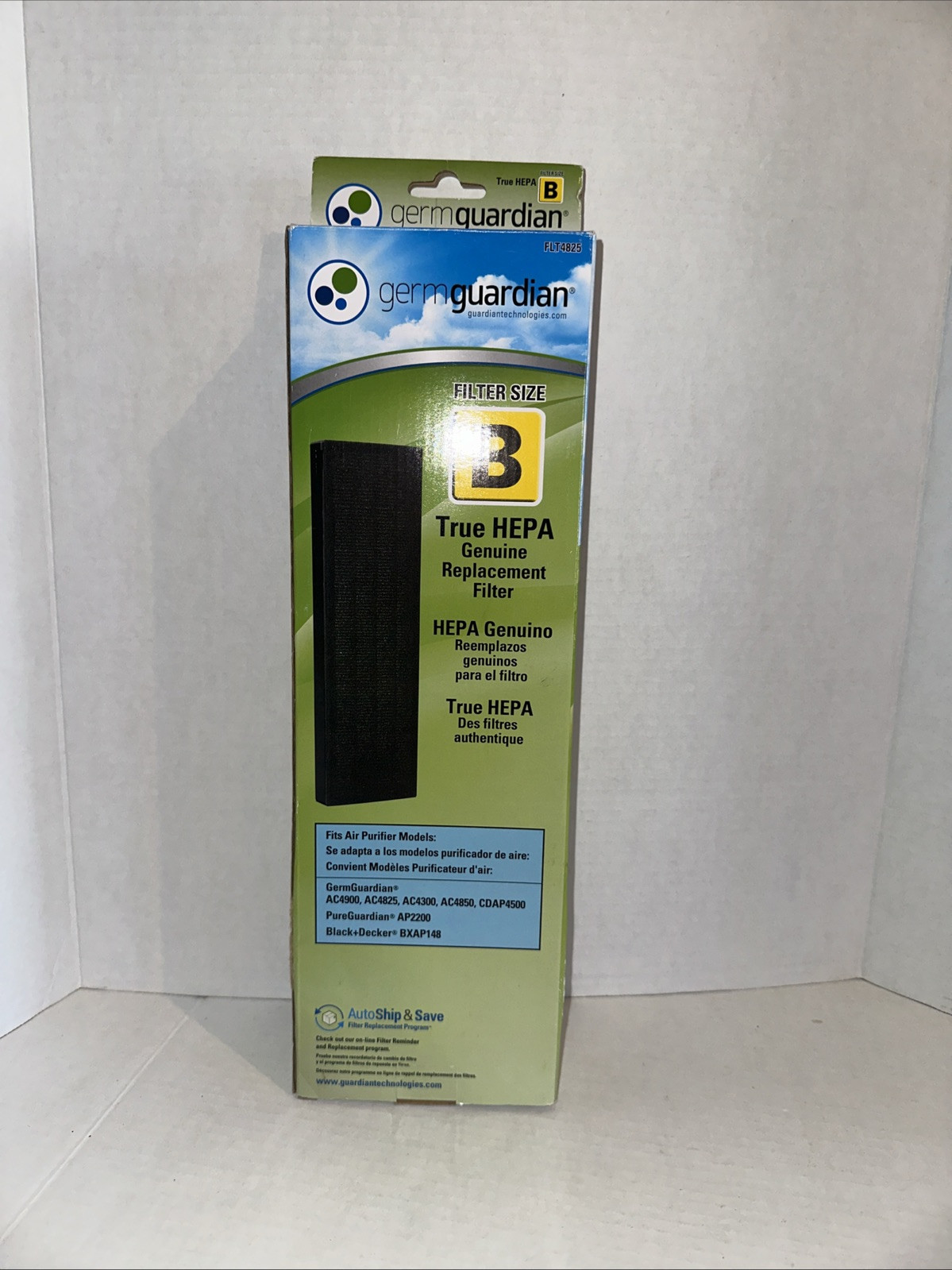 NEW Germ Guardian Air Purifier Filter Size B True HEPA Genuine Replacement