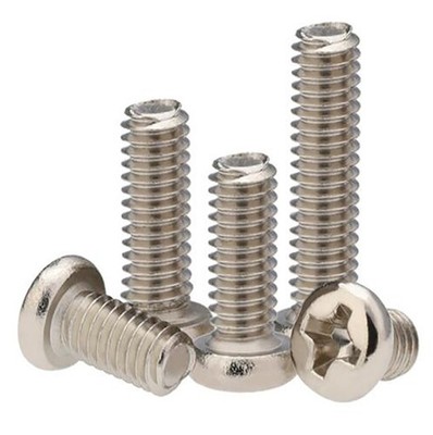 Linsenkopfschraube mit Kreuzschlitz Vernickelt M1.2 M1.4 M1.7 M2 M2.5 M3 M3.5 M4