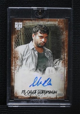 2018 Topps The Walking Dead Collection Dirt 20/25 Sunkrish Bala as Auto 1ar1