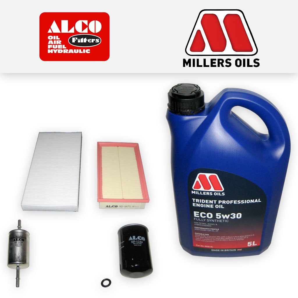 SERVICE KIT for FORD TRANSIT CONNECT 1.8 OIL AIR FUEL CABIN FILTERS +OIL 02-13