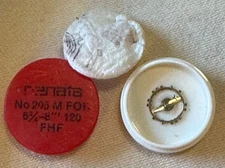 NOS RENATA No 205 M for 6 3/4-8”’ FHF 120 Balance Wheel Assembly Complete W/ Box