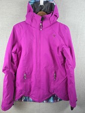 Obermeyer Ski Snowboard Girls XL Insulated Jacket Violet Vibe Hooded Full Zip