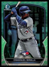 2023 Bowman Draft Enmanuel Bonilla #BDC-195 Chrome Lunar Glow Refractor