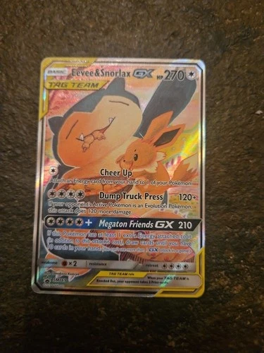 Pokémon TCG Eevee & Snorlax GX SM169