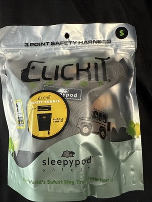 Sleepypod Clickit Sport Plus Crash-Tested Dog Car 3 Point Harness Small Olive