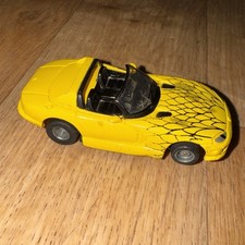 Tyco Dodge Viper V10 SRT 440x2 Slot Car Yellow Run