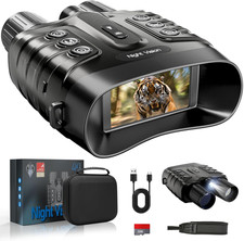 Night Vision Binoculars, 4K Full-Color Night Vision Goggles 10000Mah, 48MP 8X Di
