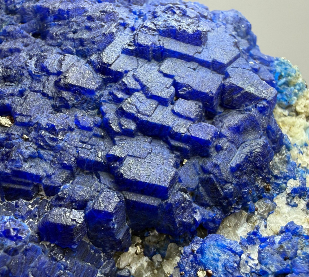 Lazurite Crystals Cluster On Matrix From Badakhshan/Afghanistan. 1620 grams