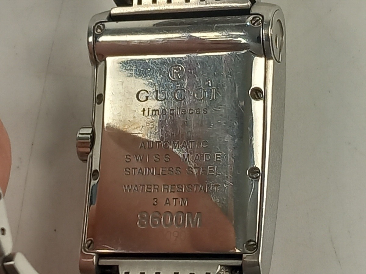 Gucci 8600M Automatic Men's Rectangular Stainless… - image 21