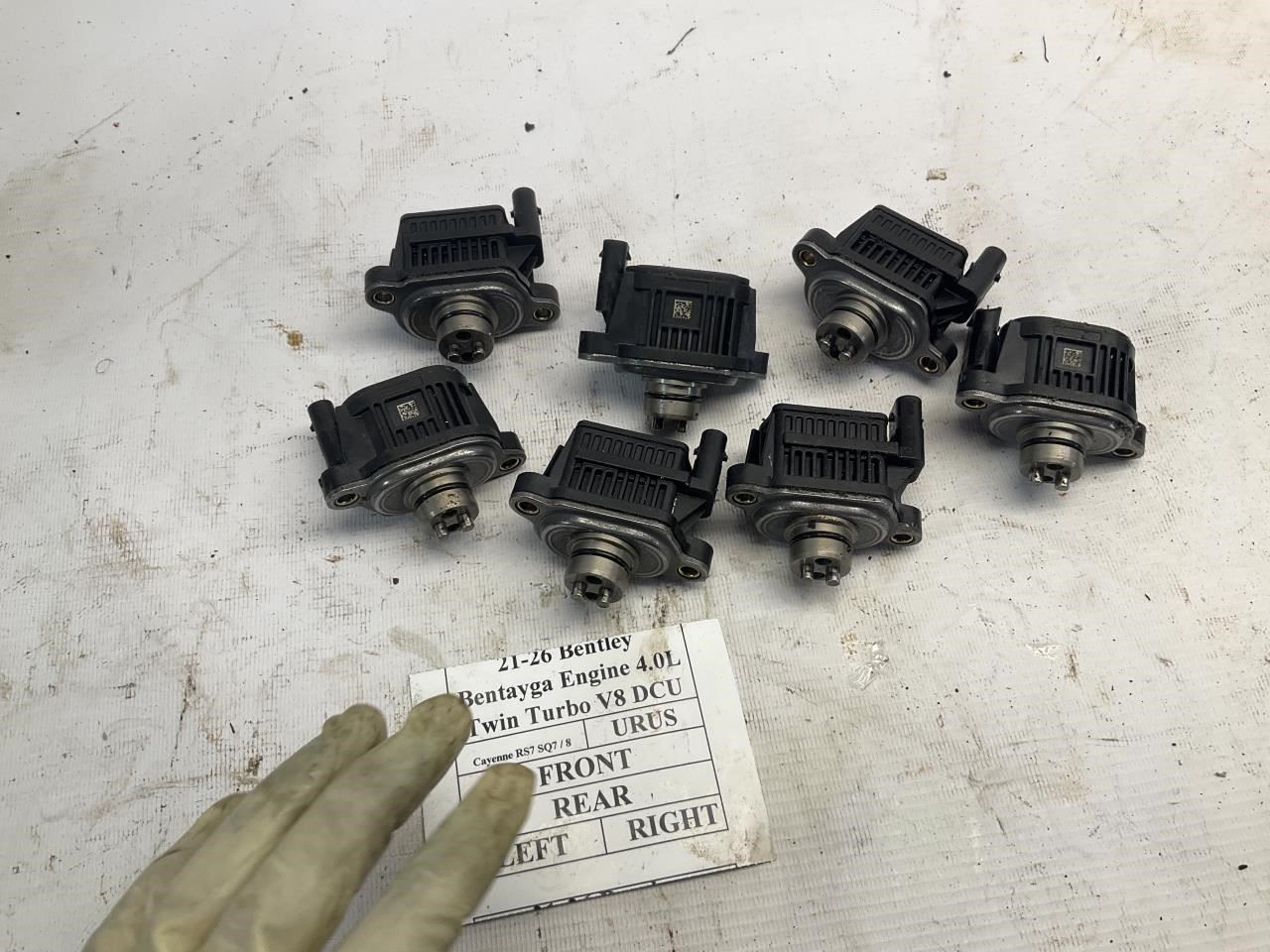 21-26 Bentley Bentayga 4.0L Twin Turbo Engine Timing Solenoid Valve Set Of 7 P