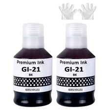 GI-21 G3270 G3290 Printer Ink for Canon GI21 Refill Bottles Kit, with Canon P...