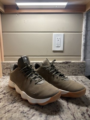 Nike Hyperdunk 2017 Low Olive Green Gum Basketball Shoes 897636-902 Mens Size 13