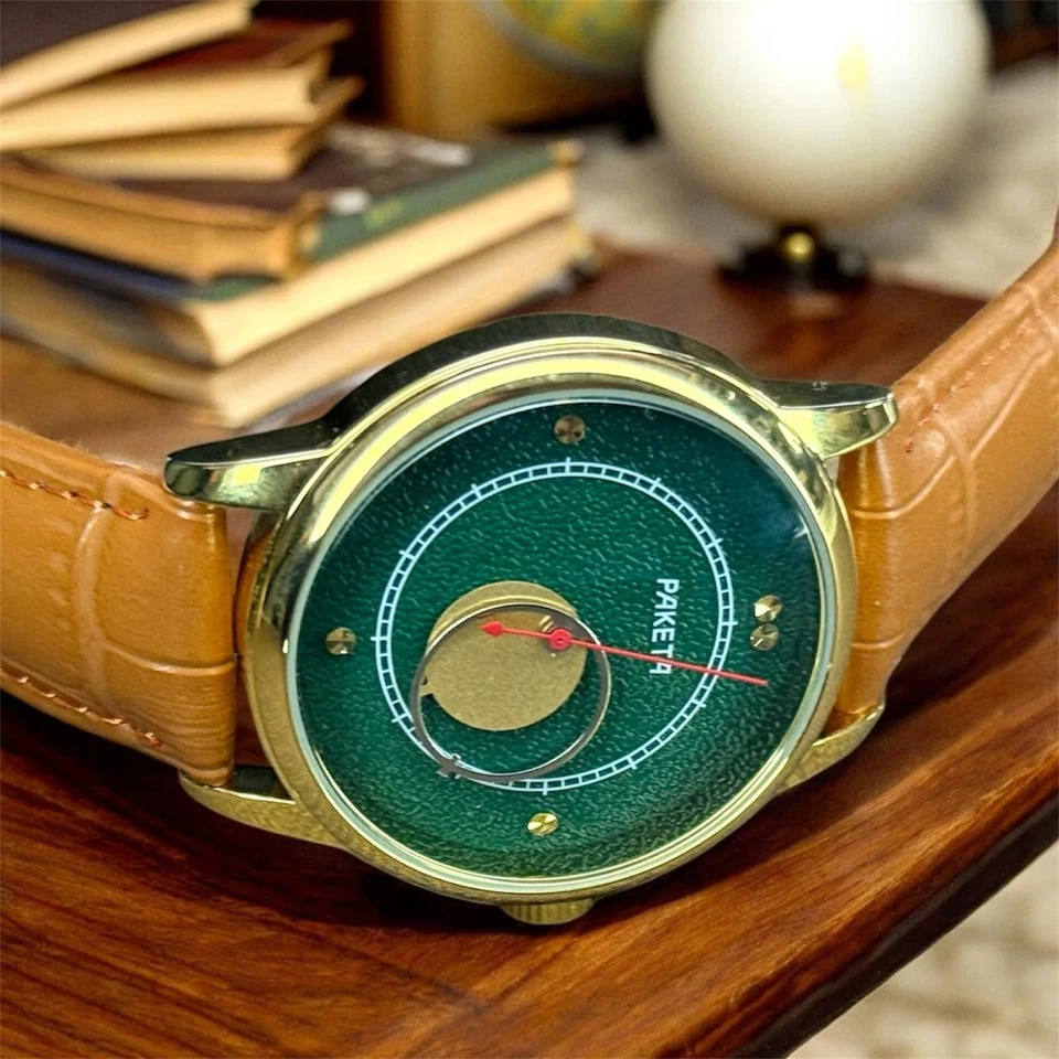 Vintag Raketa Kopernik Sun & Moon Watch Soviet USSR Rare Mechanical 2609HA Men’s - Image 3 of 4