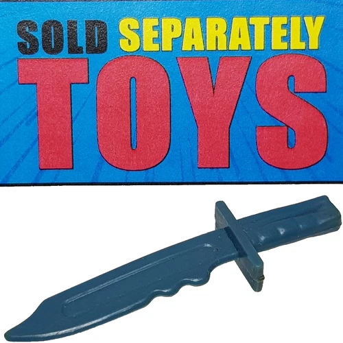 Vtg TMNT Teenage Mutant Ninja Turtles 1989 General Traag KNIFE weapon accessory