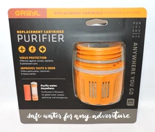 Grayl Replacement Cartridge Water Purifier Filter Screw on Mount One Press, NEW