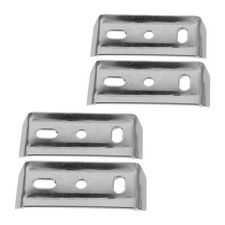 Silver Stainless Steel Towel Bar Mounting Kit Sturdy Bathroom Hardware Parts