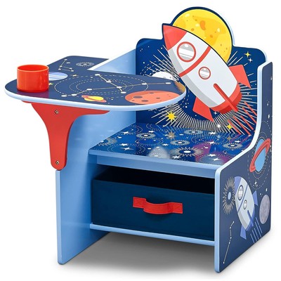 Delta Children Space Adventures Chair Desk with Storage Bin 