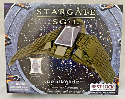 Stargate: SG-1 - Best-Lock - Deathglider - Brick Set W/Jaffa Figure - Unopened