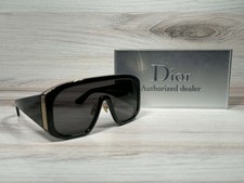 Christian Dior Diorgraphique M2U Black  Gold Sunglasses. Ships Now 