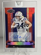 2025 Panini Honors Rookie Tyler Warren #5 Red Signatures /35 RC Auto Encased 📈