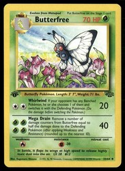 Butterfree 33/64 Jungle 1st Edition