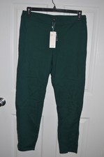 248 NWT EILEEN FISHER Drapey Tencel Stretch PINE ANKLE Trouser Pants 8