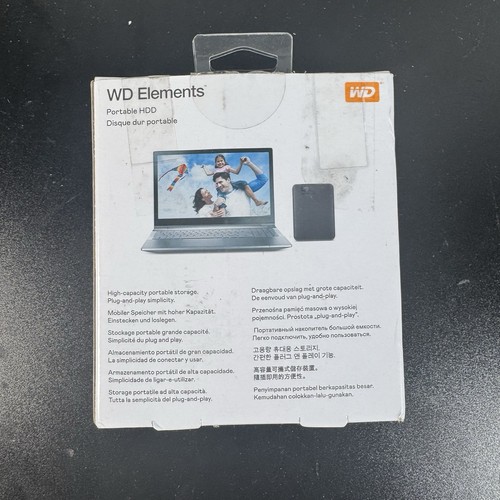 WD Elements External 5TB Hard Drive USB 3.0 PC PS4 XBox PS5 MAC - Afbeelding 2 van 3