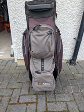 PING G400 Traverse Golf Bag Cart Bag Black Grey Gold 14 Way Divider Rain Cover