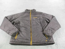 Columbia Jacket Mens XL Gray Thermal Omni-Heat Interchange Puffer Coat